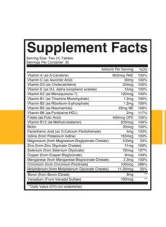 Condemned Laboratoriez CONDEMNED MULTIVITAMIN 60TABLETS (30 SERVINGS)  - Image 2