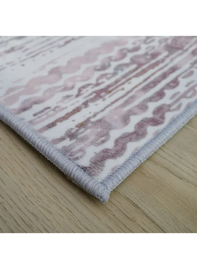 Home Box Wells Clane Printed Flannel Rug 360 x 250 cm