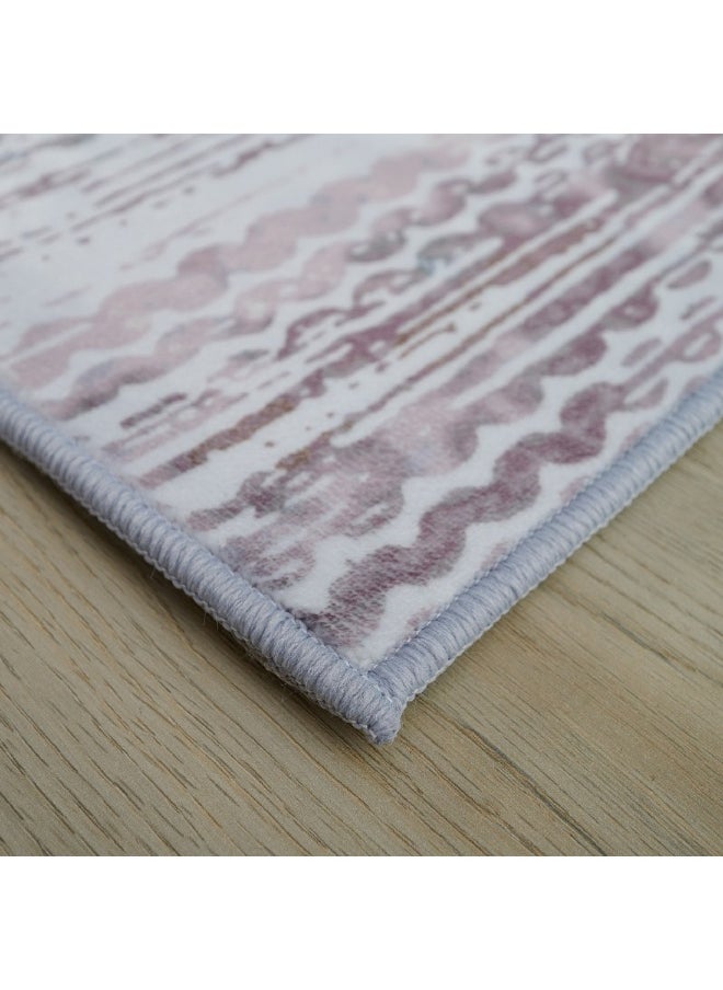 Home Box Wells Clane Printed Flannel Rug 360 x 250 cm  - Image 3