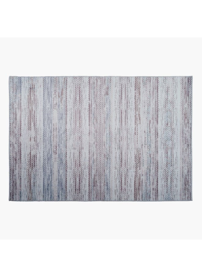 Home Box Wells Clane Printed Flannel Rug 360 x 250 cm  - Image 1