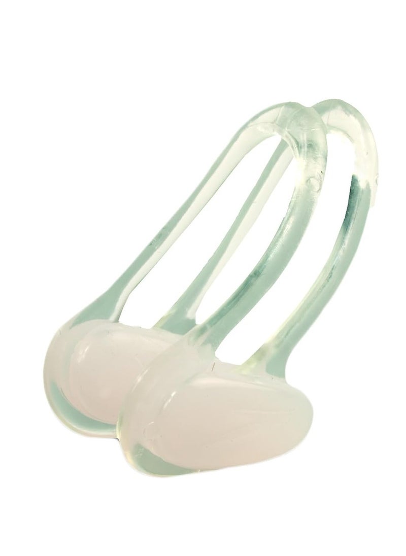speedo Universal Nose Clip, White – Adjustable, Comfortable for Swimming  - Image 1