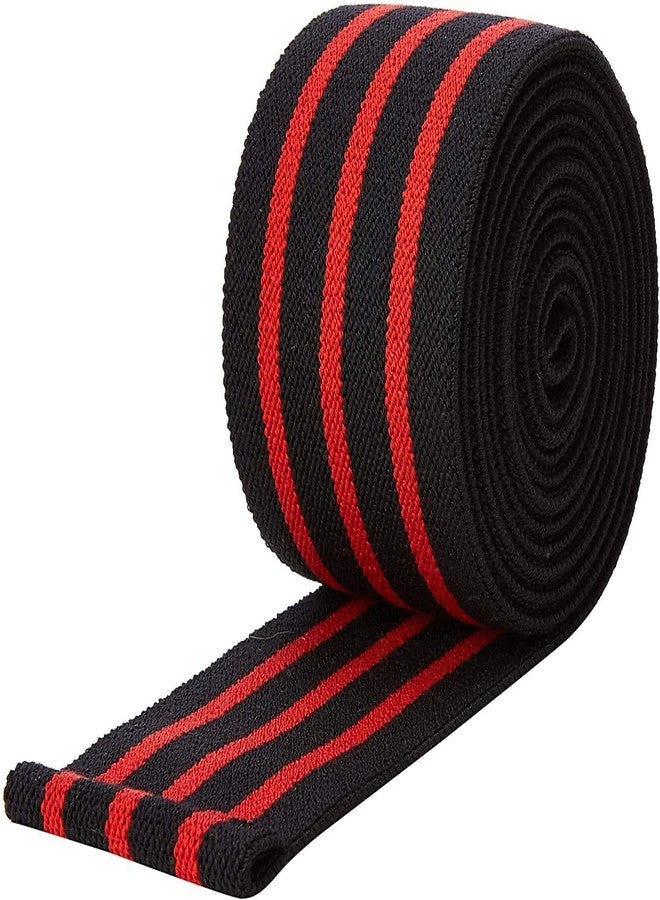 Dr Helix Knee Wraps for Squats, Weightlifting & Gym | Adjustable Compression Knee Support Straps for Powerlifting, Crossfit, Deadlifts & Leg Training | Durable Elastic Knee Band for Men & Women - Image 5