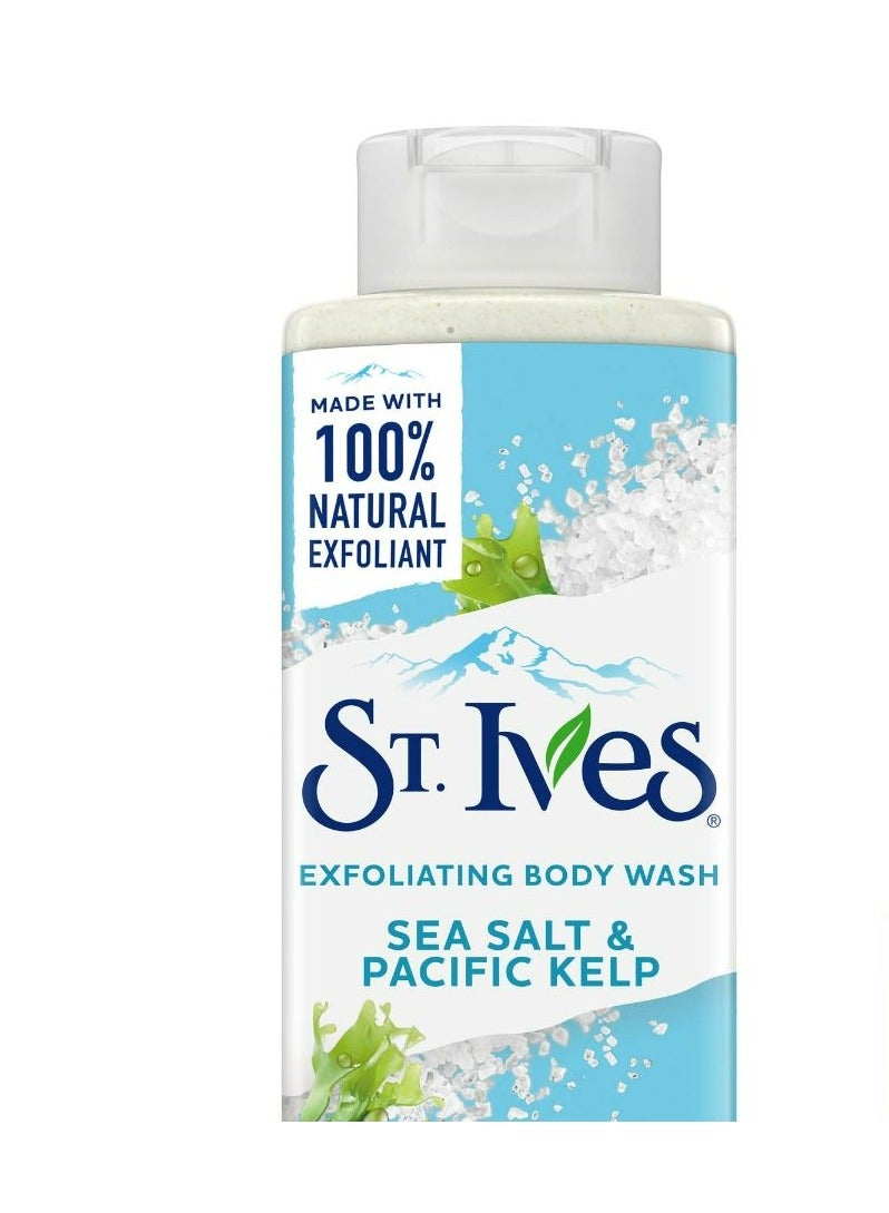 ST. Ives Exfoliating Body Wash Sea Salt & Pacific Kelp 473 ml - Image 4