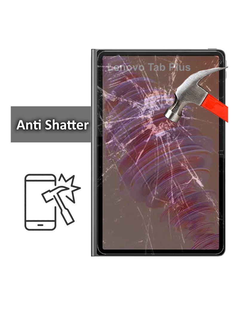 Lenovo Tab Plus - Tempered Glass Screen Protector - Premium HD Delicate Touch , Higher Transparency , Easy to Install ,Anti-scratch and Bubble-free Screen Protector - Image 3