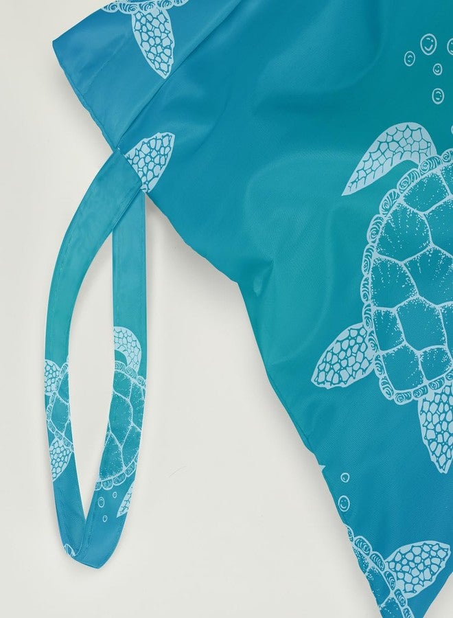 Pykfrhh Beach Wet Bags Waterproof Sandproof, Wet Bag for Swimsuit, Summer, Travel, Swimsuit, Vacation Sea Turtle Wet Bag - Image 3