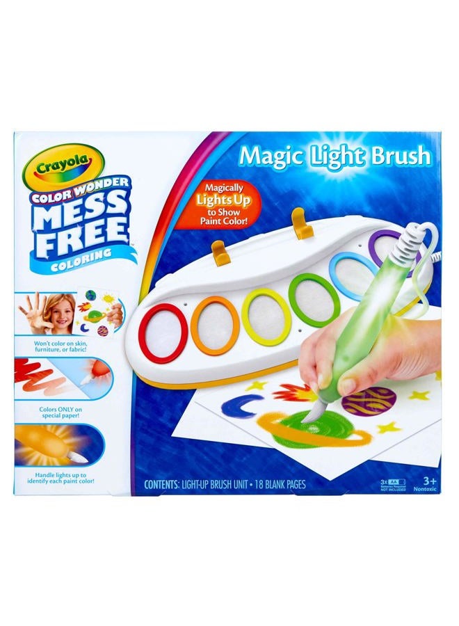 Crayola Color Wonder Magic Light Brush, Mess Free Painting Station for Kids, Gift for Kids, Toddler Toys & Activities, Ages 3, 4, 5 - Image 1