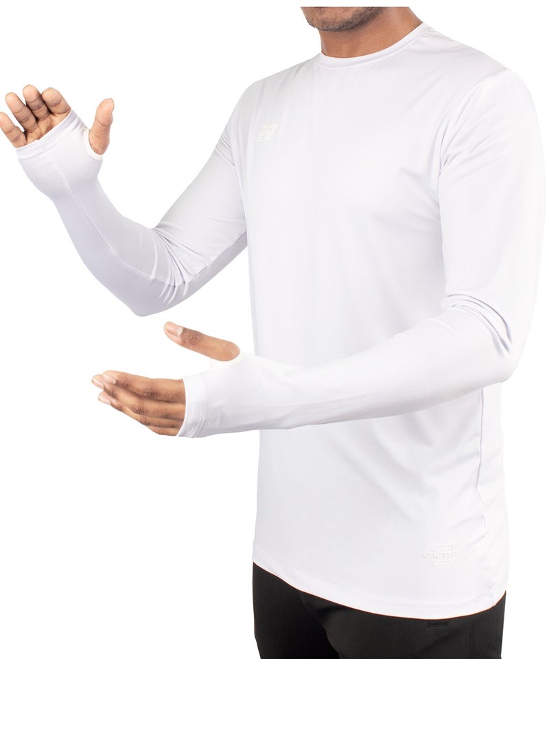 Sports Long Sleeves T-Shirt With Thumb Whole - pzsku/Z0C5B0816EDEDD87CA004Z/45/_/1698430242/17f345fe-b532-4009-b593-c0531192ff64