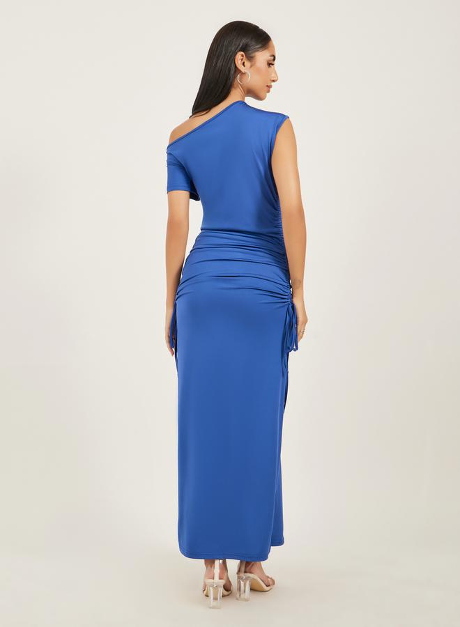 Styli One-Shoulder Ruched Dress - Image 5