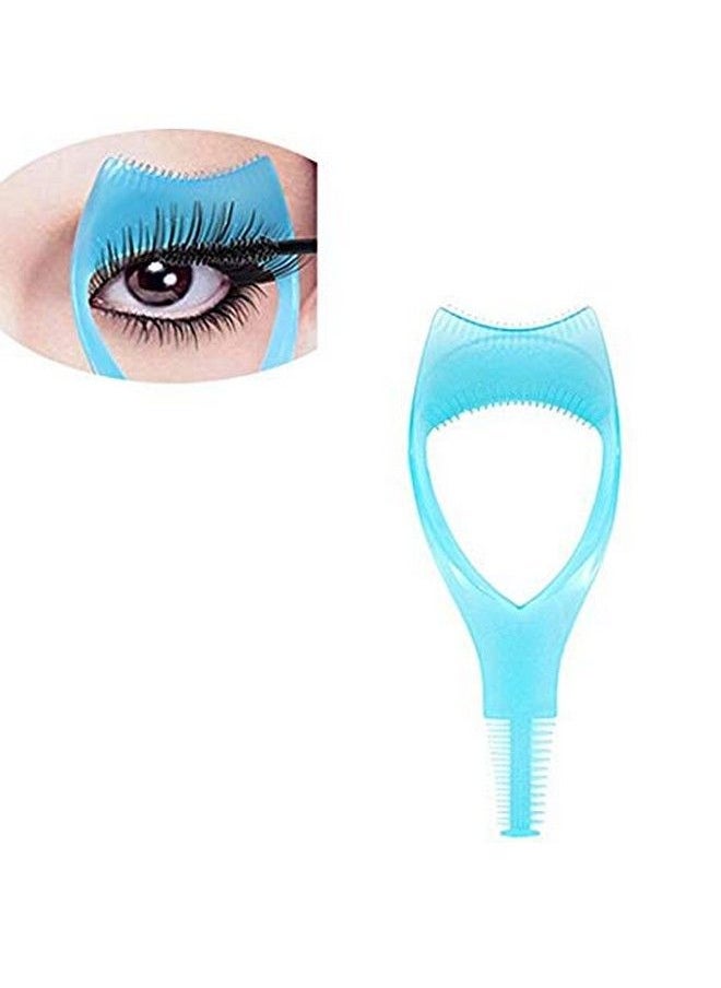 ericotry 3Pcs Plastic 3 In 1 Mascara Tool Makeup Eyelash Tool Upper Lower Eye Lash Mascara Guard Applicator Guide With Eyelash Assist Comb Brush Eyelashes Brush For Women Girls  - Image 3