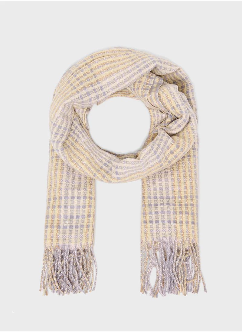 ELLA Oversized Plaid Scarf