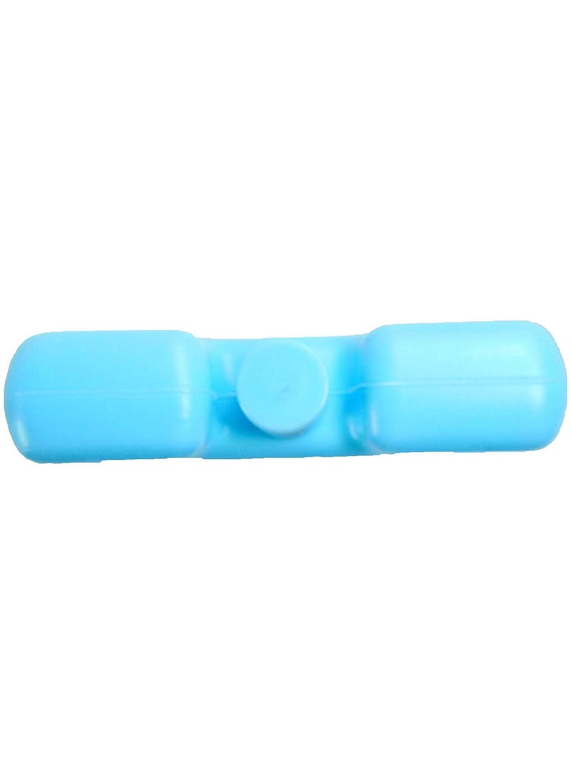 SYOSI - Ice blocks Ice Packs for Lunch Boxes Cooler Ice Packs Long Lasting Lunch Ice Packs Slim Reusable Cool Packs for Cooler Freezer Ice Packs Stackable Square Design Blue (Set of 4) - Image 1