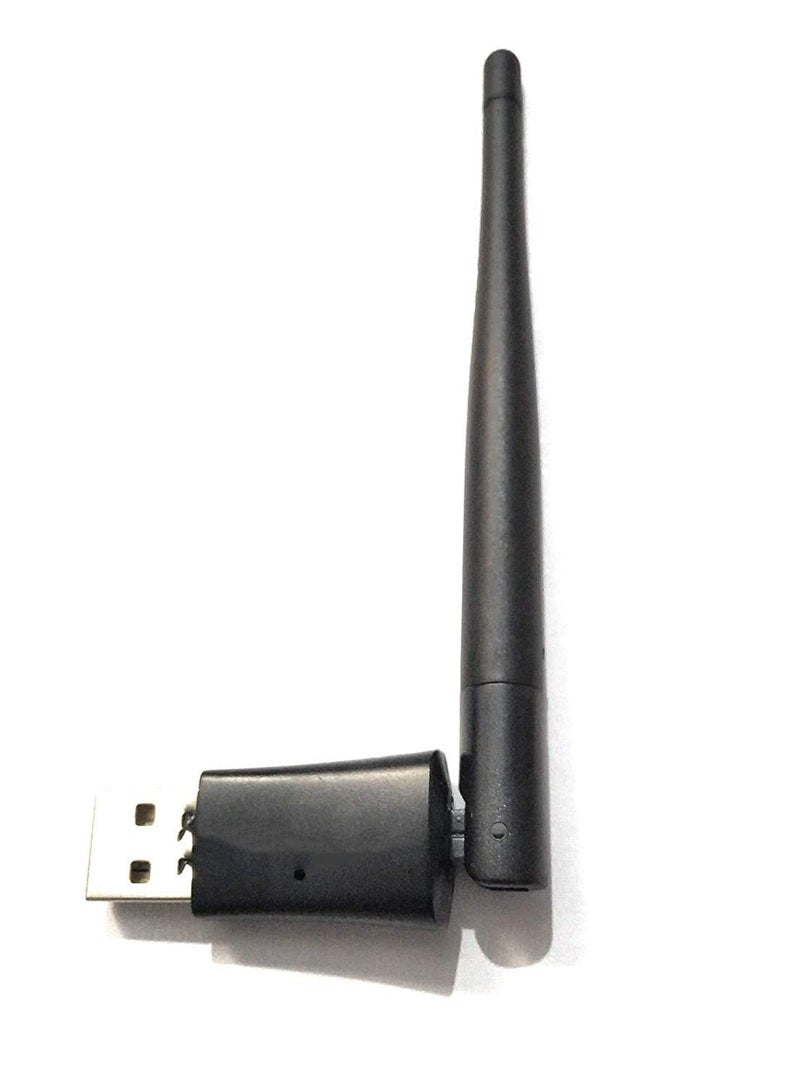 PremiumAV 600Mbps USB Wi-Fi Adapter Dongle | High-Speed Wireless Network USB Receiver for Laptop, Desktop, PC | 2.4GHz Wireless Internet Connection – Black - Image 2