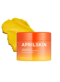 APRILSKIN APRILSKIN Carrotene IPMP Hydromelt Cleansing Balm, 3.04 fl.oz, Noncomedogenic, Grapefruit Peel Oil, O-Cymen-5-Ol helps reduce blackheads & breakouts, for sensitive & oily skin, Korean Skincare  - Image 1