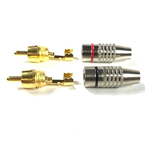 CESS RCA Plug Solder Gold Audio Video Adapter Cable Connector (20 Pack) - Image 5
