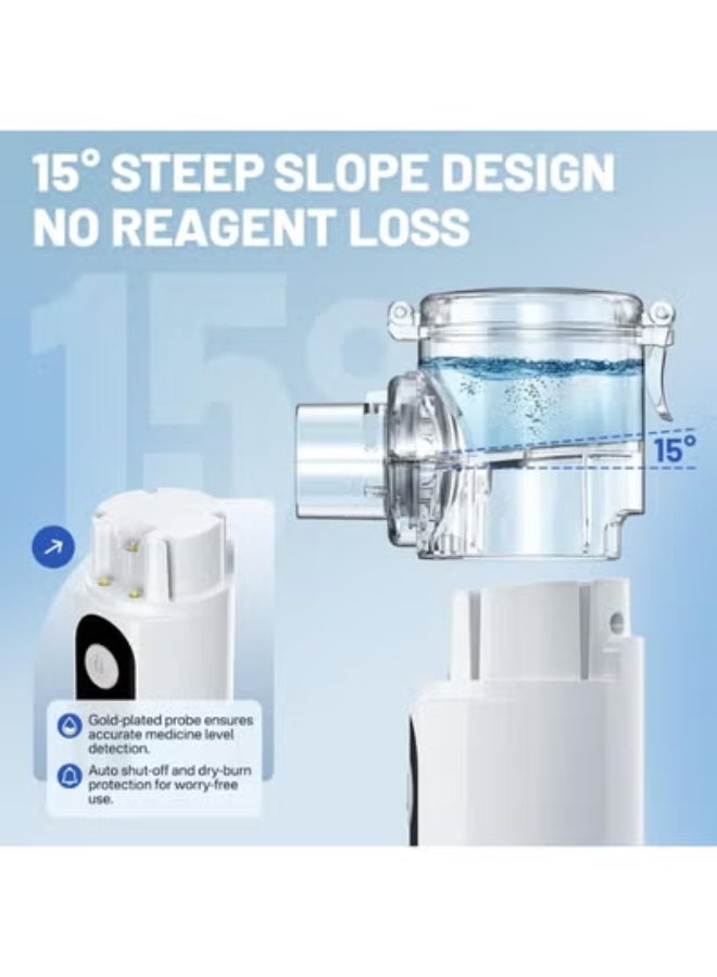 Silent Portable Inhaler – USB Rechargeable Nebuliser for Adults & Children, Ideal for Home & Travel - Image 3