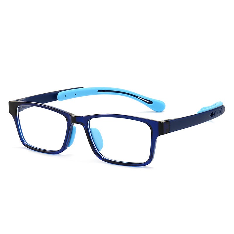 New children's anti-blue light glasses anti-blue light Net class goggles children's flat two-color glasses 91041 - Image 5