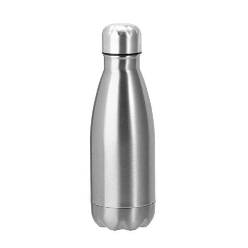 Gteller Double Wall 18/8 Stainless Steel Vacuum Cola Shape Bottle, Narrow Mouth Thermo Flask Keeping Warm and Cold 350ml 500ml 750ml 1000ml (350ml) - Image 1