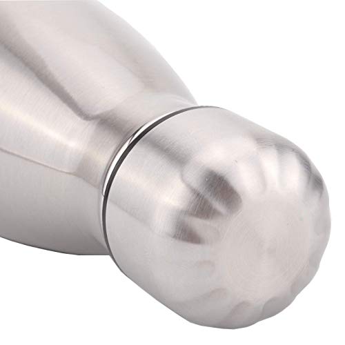 Gteller Double Wall 18/8 Stainless Steel Vacuum Cola Shape Bottle, Narrow Mouth Thermo Flask Keeping Warm and Cold 350ml 500ml 750ml 1000ml (350ml) - Image 3
