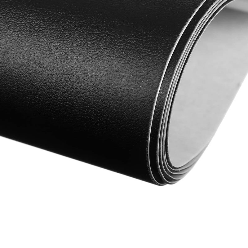 COSMOS STAR ™ Leather Repair Patch, Self-Adhesive Leather Repair Tape kit, 4 x 8 inch Vinyl Leather Patches for Furniture Sofa Car Seats Couch Chairs Shoes Handbags Jackets (7 pieces, BLACK) - Image 1