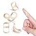 UAKIKAU Oval Finger Splint 6 pcs Finger Splints for Arthritis Mallet Finger Trigger Finger Splint hypermobilityEDS finger For ThumbMiddleIndexPinky or Ring Finger size 56 each 3pcs - Image 1
