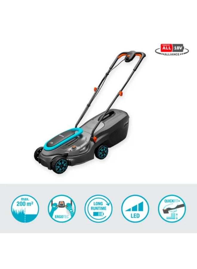 GARDENA BATTERY LAWNMOWER POWERMAX 32/18V P4A READY TO USE SET - Image 2