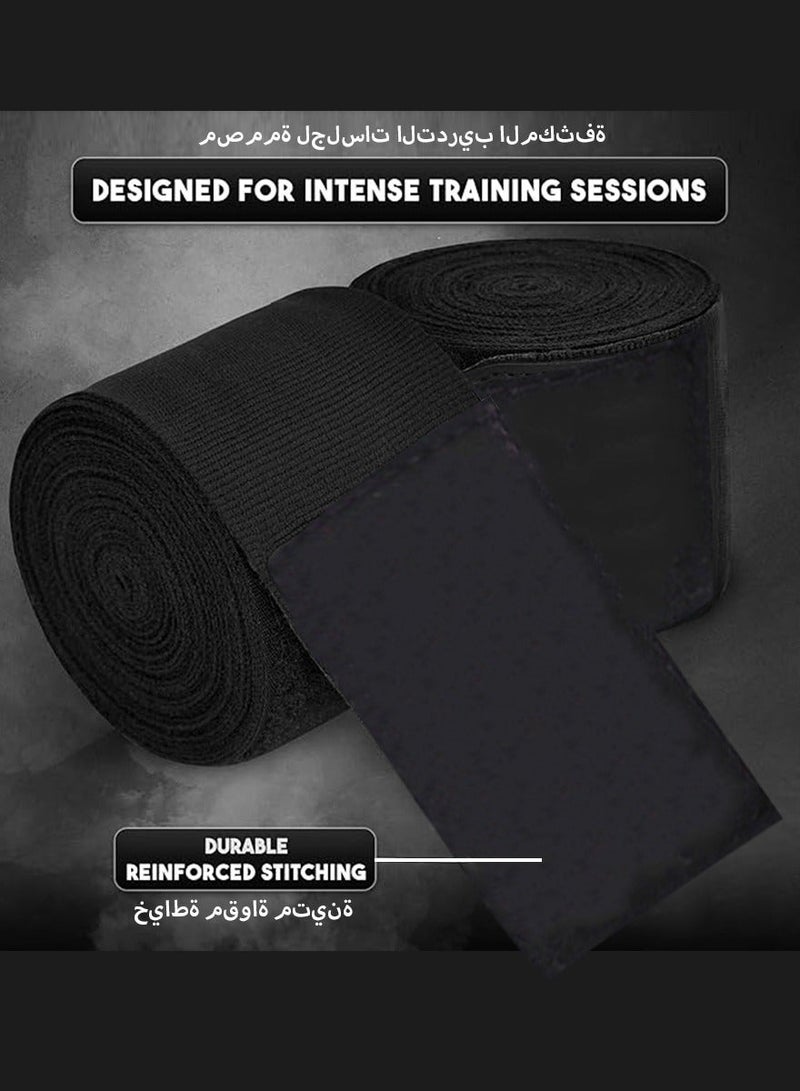 DPTER 2-Piece Boxing Hand Wraps 5M - Training Bandages for Men & Women - Stretch Support for Muay Thai, MMA, Kickboxing - Image 5