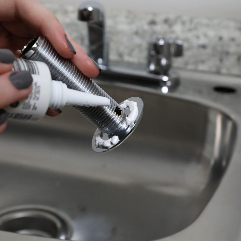 Danco 89478 غطاء فتحة حوض مقاوم للصدأ، 1-3/4 بوصة، نيكل مصقول - Image 5