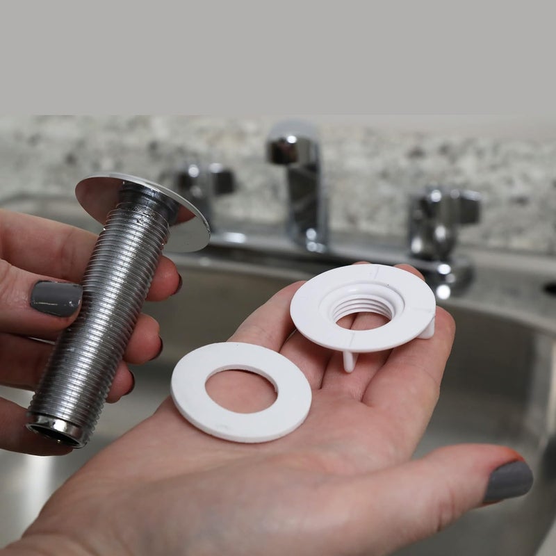 Danco 89478 غطاء فتحة حوض مقاوم للصدأ، 1-3/4 بوصة، نيكل مصقول - Image 4