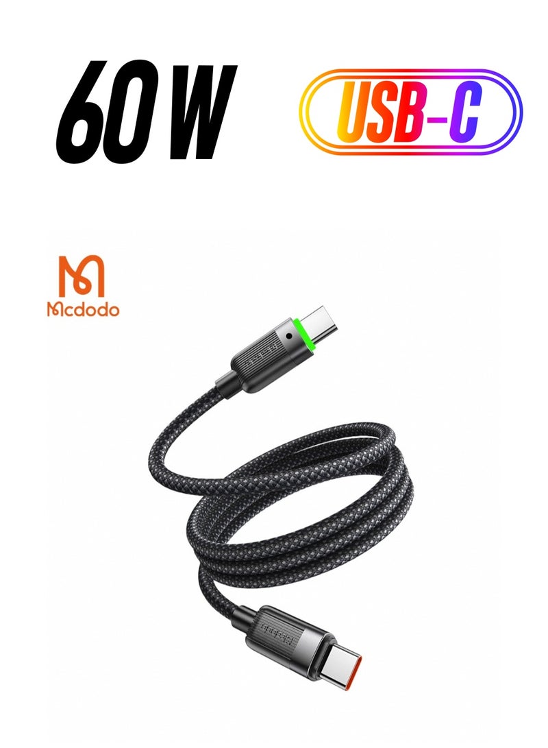Mcdodo كابل مغناطيسي ذاتي لف من Mcdodo CA-2000 USB-C إلى USB-C 60 واط - Image 1