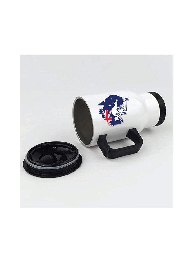 Australia Day Insulated Travel Mug - Celebrate with This Festive Travel Mug and Your Favorite Hot Beverage - Australia Day Gifts  - Image 4
