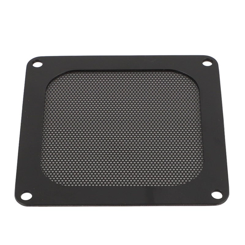 Black Magnetic Frame PC Fan Dust Mesh Grill Easy Install 4Pcs 3 66x3 66 Inch - Image 2