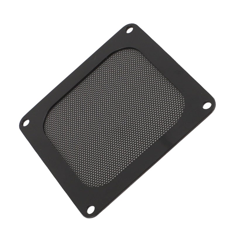 Black Magnetic Frame PC Fan Dust Mesh Grill Easy Install 4Pcs 3 66x3 66 Inch - Image 3