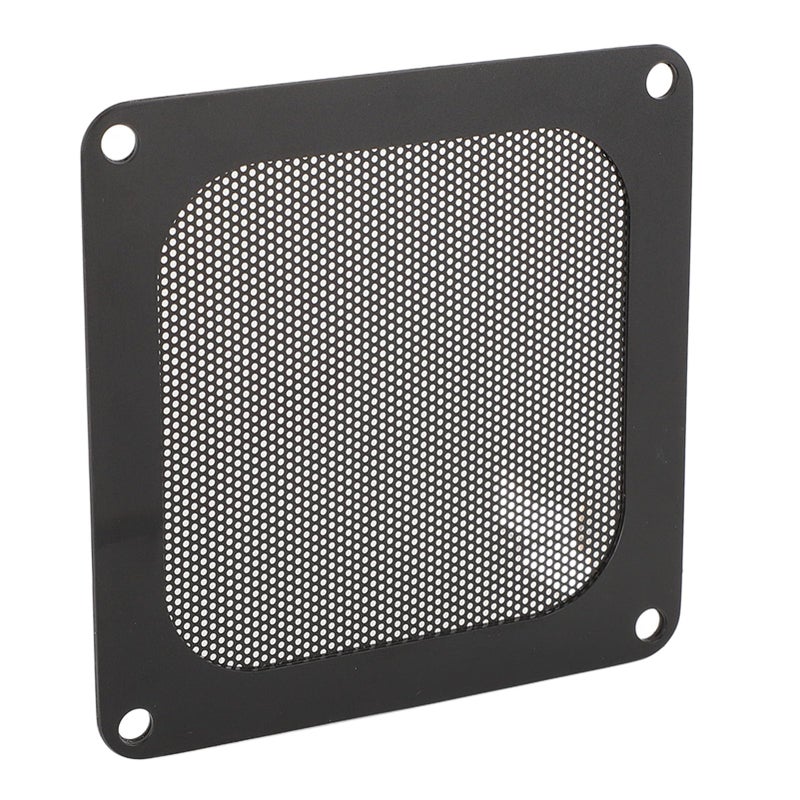 Black Magnetic Frame PC Fan Dust Mesh Grill Easy Install 4Pcs 3 66x3 66 Inch - Image 5