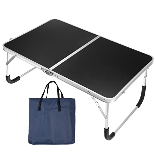 PATIKIL PATIKIL Foldable Laptop Table, Portable Lap Desk Picnic Bed Tray Tables Snacks Reading Working Desks with Tote Bag for - Image 2