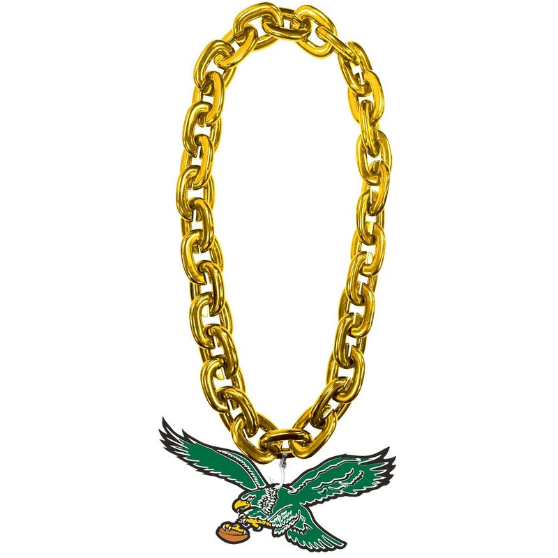 Aminco Philadelphia Eagles NFL Throwback Fan Chain Gold