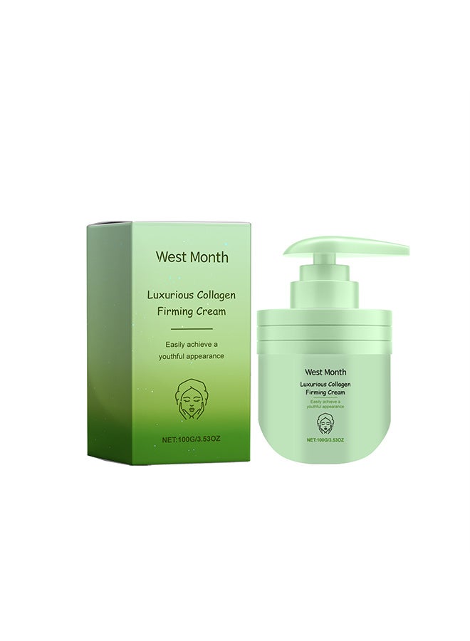 القمر الغربي كريم ويست مونث الكولاجين للجسم، حليب مرطب ومرطب ومشد للجسم - Image 1