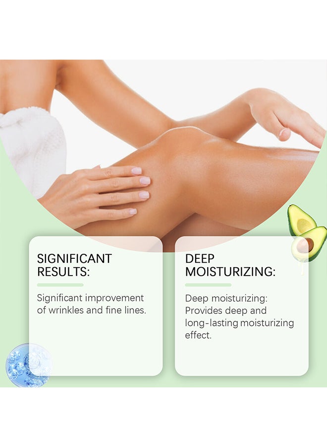 القمر الغربي كريم ويست مونث الكولاجين للجسم، حليب مرطب ومرطب ومشد للجسم - Image 4