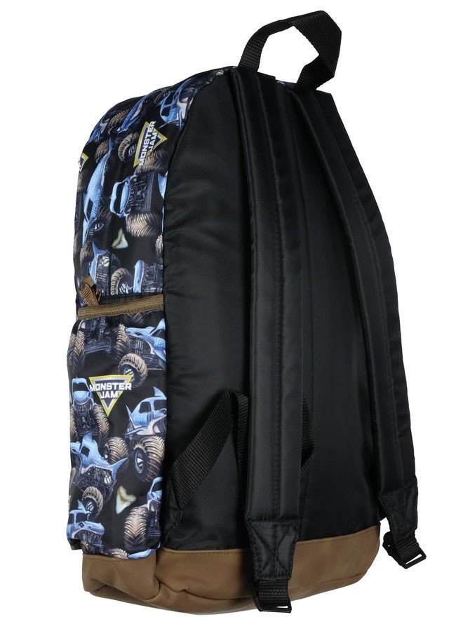 INTIMO Monster Jam Backpack Allover Megalodon Shark Monster Truck School Book Bag with Laptop Tech Sleeve - Image 5
