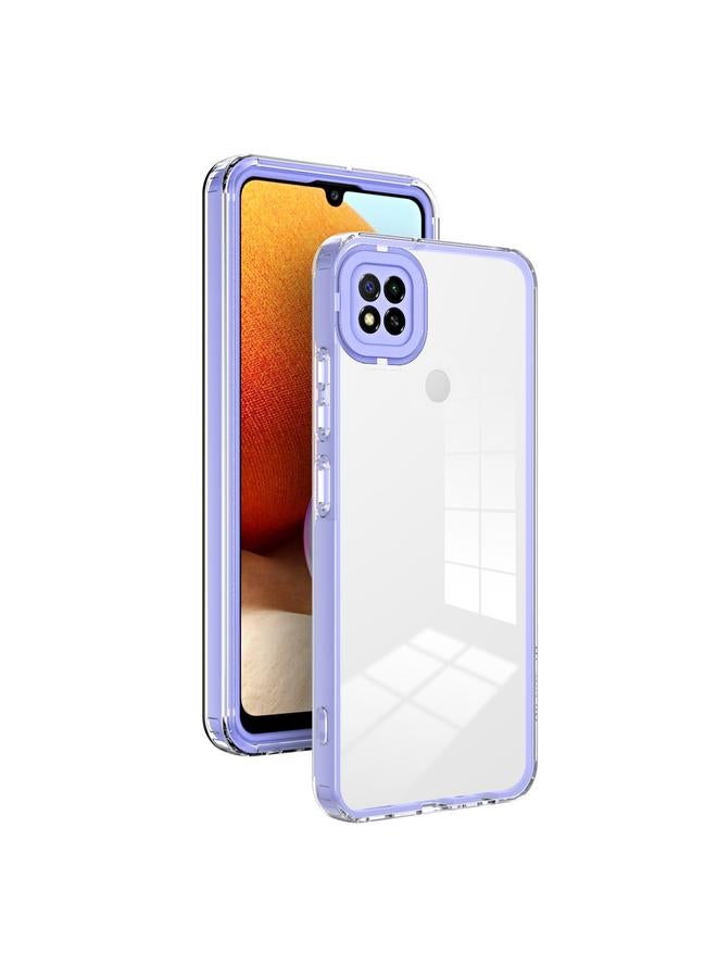 Case For Xiaomi Redmi 9C / Redmi 10A 3 in 1 Clear TPU Color PC Frame Phone Case