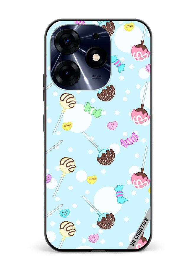 VR CREATIVE Protective Case Cover For Tecno Spark 10 Pro Mix Pattern Design Multicolour - Image 1
