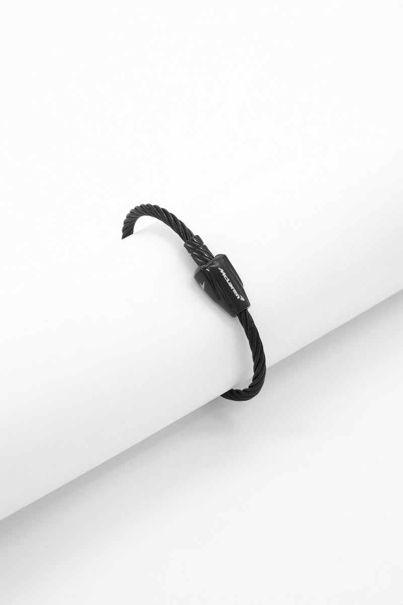 McLaren Men Torque Stainless Steel Bracelet, Black  - Image 1