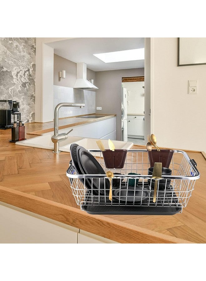 Birdwing Steel Drainer Tray Basket (56x43x23) Stainless Steel Dish Drainer Rack with Drip Tray/Utensil Drying Stand for Kitchen - Image 4