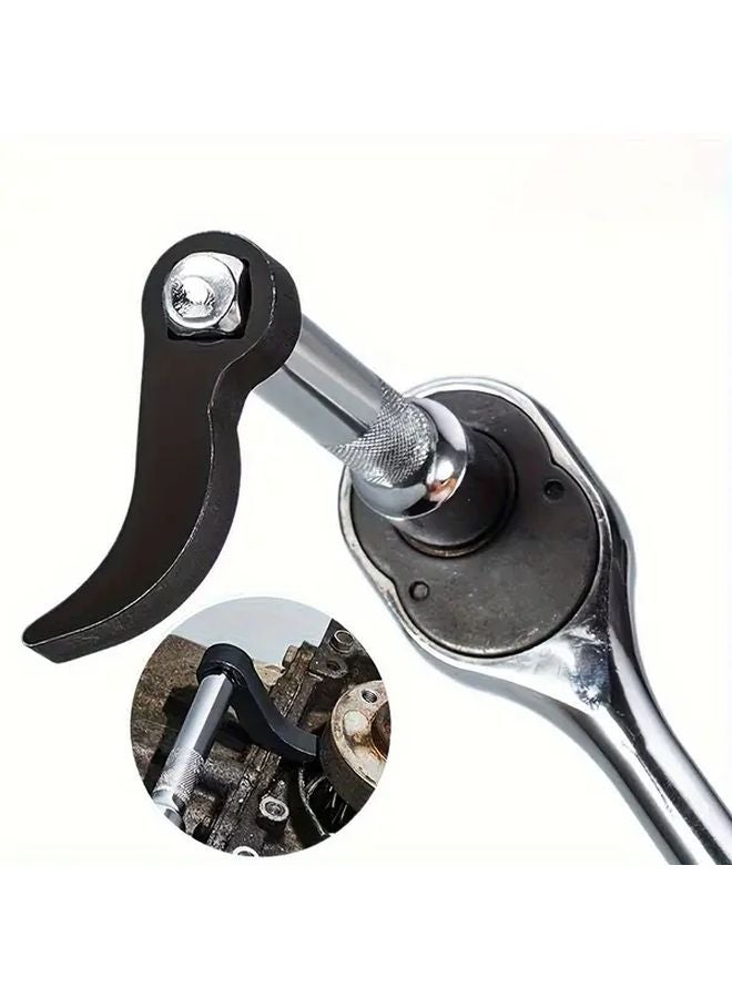 أداة إزالة نصف المحور القابلة للتعديل ذات القرون السوداء 37 مم، أداة عالمية لتحرير نصف المحور مع محول لقفل 1/2 بوصة - Image 2