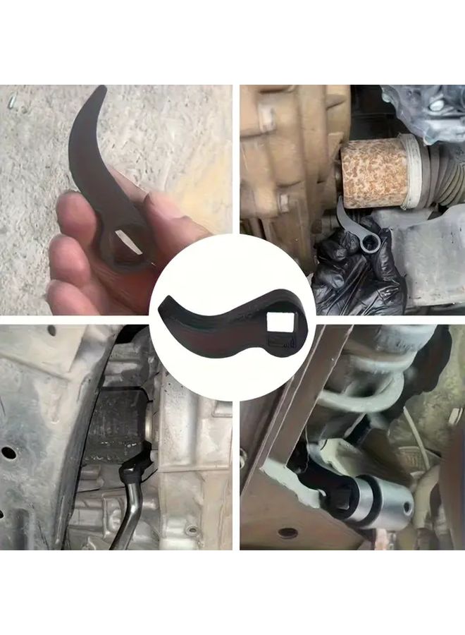 أداة إزالة نصف المحور القابلة للتعديل ذات القرون السوداء 37 مم، أداة عالمية لتحرير نصف المحور مع محول لقفل 1/2 بوصة - Image 5