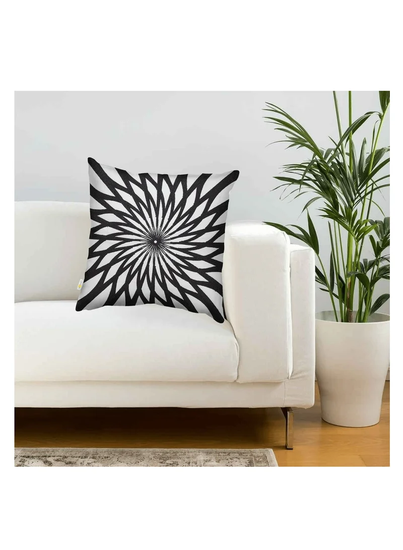Donetella Decorative Cushion Cover Black/white 45 x 45Cm (Without Filler)
