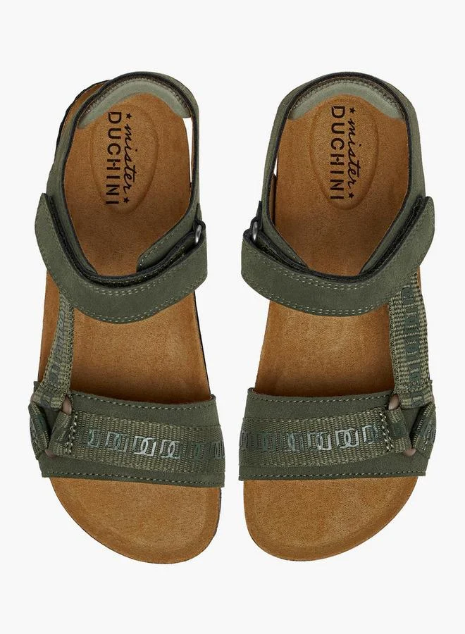 Mister Duchini Hook & Loop Strap Sandals