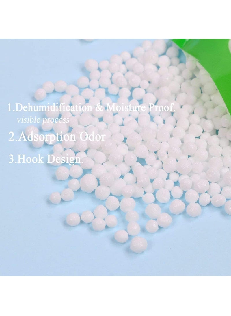 تايكوم مزيلات الرطوبة، عبوات رطوبة معلقة لامتصاص الرطوبة الزائدة بشكل فعال، مزيلات رطوبة الخزانة ومزيلات الروائح للمنزل والسيارة - وردي 10 قطع - Image 3