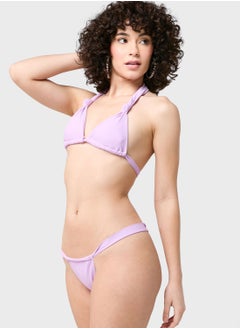 Coconut Cove Halter Neck Bikini Top And Bottom Set  - Image 1