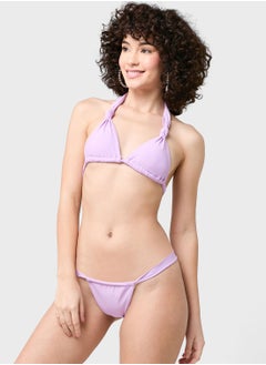 Coconut Cove Halter Neck Bikini Top And Bottom Set  - Image 5