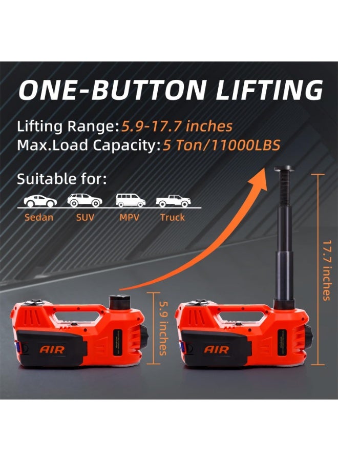 MUNTAQI Electric Car Jack 12V – Portable Hydraulic Floor Jack for Car SUV, Quick Lifting Heavy-Duty Auto Jack with Safety Lock, Compact Electric Jack Kit for Tire Change & Emergency Use - Image 5
